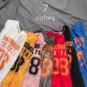 Number 98 Summer Japanese Workout Tanktop Loose Singlet Men Oversize Cotton Tank Top Casual Beach fashion O-neck Sleeveless Shirt Vest