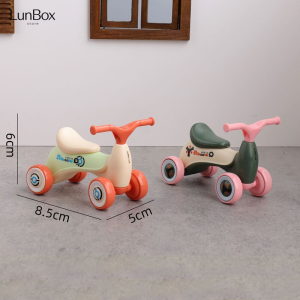 Mini Realistic Kids Balance Bike Toy for Pretend Play and Imagination Development