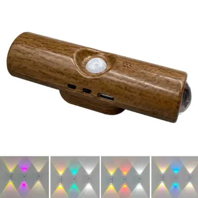 CANGMOTION Energy Saving LED Sensor Light 3-7 Colors Changing Rechargeable Wall Lamp Fashion ic Cabinet Decorative Light