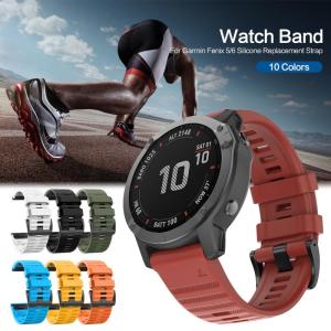Dây Đeo Tháo Nhanh Silicon 22MM Cho Garmin Fenix 5/5 Plus/Fenix 6/6 Pro/Forerunner 945/935/Instinct Mềm Kiểu Dáng Thể Thao Phụ Kiện Dây Đồng Hồ