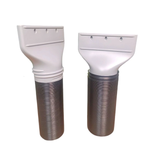 Ống thông hơi Máy điều hòa ống xả phẳng Adapter cho xách tay máy điều hòa đơn vị ABS kết cấu Dễ dàng cài đặt