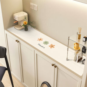 Tùy chỉnh da Khăn Trải Bàn chống thấm dầu chống thấm nước màu trơn Thảm trải bàn bằng da PVC bảng văn phòng vải