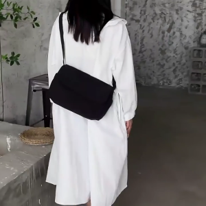 Young Student School Bookbag Zip Small Crossbody Bag Womens Purses and Handbags Nylon Shoulder Bags Ladies Pouch