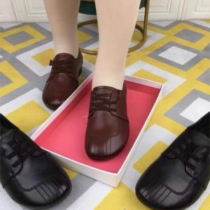 Free Shipping WomenS Soft Leather Flats 2026 Autumn New Collection Low-Heeled Soft-Soled Comfortable Versatile Breathable And Non-Slip With A Retro Design