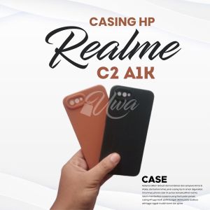 CASING HP OPPO A1K REALME C2 WARNA HITAM COKLAT BIRU HIJAU MERAH CASE BUNGKUS HP SLICON LENTUR