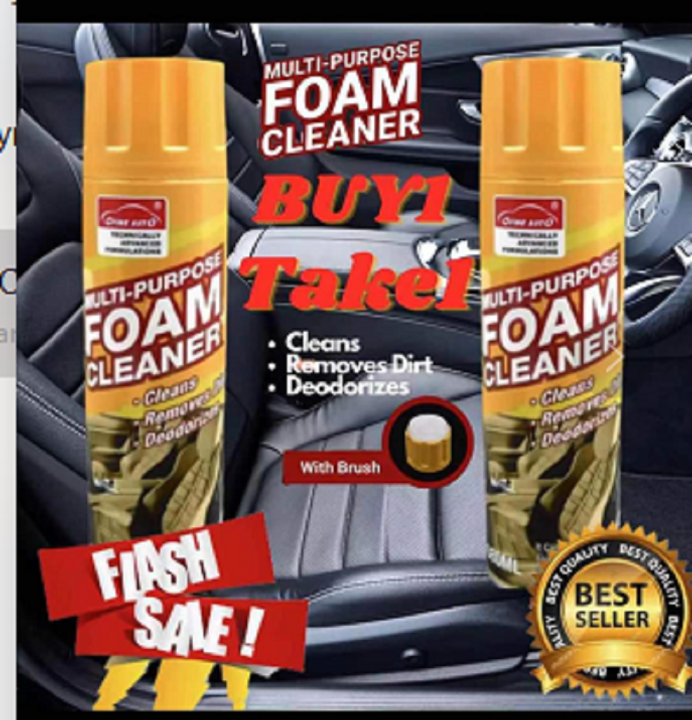 BUY I TAKE 1 Multi Functional Foam Cleaner Spray to Clean Car & 650 mL