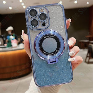 Mạ sang trọng Gradient long lanh cho Realme C67 C65 C63 C60 C55 C53 C51 C35 C33 C31 C30 GT 6t Neo 6 Note 50 narzo 50 Prime 4G 5G thời trang gấp đế dạng Nhẫn long lanh Silicone Ốp lưng TPU Bìa AH-4