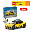 LEGO City 60487 Yellow Taxi (122 Pieces), Building Block, Toys, Bricks. 