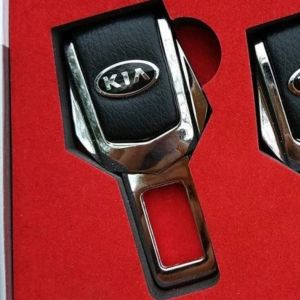 (1 cặp) Chốt Cài Dây An Toàn Ô TÔ Hãng Xe KIA Cao Cấp Đai Ngắt Chuông Ô Tô Full Logo Các Hãng Xe