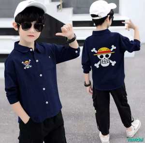 hem kids 377 one piece kemeja anak laki laki usia 5-12 tahun bahan katun stretch(melar)