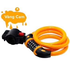 Khóa xe đạp dây lõi thép 5 số dài 120cm – Chọn Màu – Bộ Khóa Xe Máy Thông Minh Chống Trộm Cao Cấp Chính Hãng dododios
