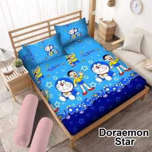 GRATIS ONGKIR BAYAR DI TEMPAT Promo Sprei Murah Doraemon Satu Set Ukuran 180x200 160x200 120x200