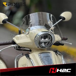 H2C FRONT WINDSHIELD CLEAR VISOR FOR HONDA GIORNO 125