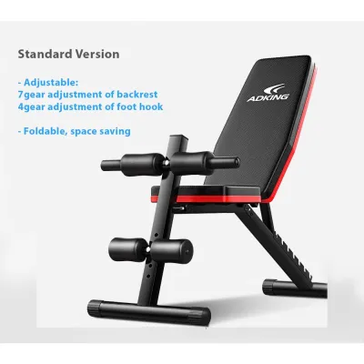 Foldable Workout Bench Home Gym Bench Fitness Bench Dumbbell Bench Press 6 In 1