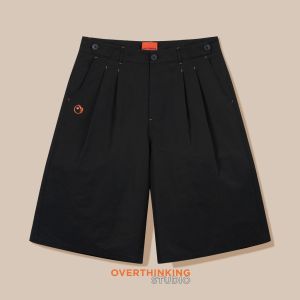 Quần Đùi Kiểu Dáng Lửng Màu Đen Cho Nam