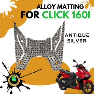 Honda Click 160i Alloy Powder Coated FootBoard Matting 3 Colors Available