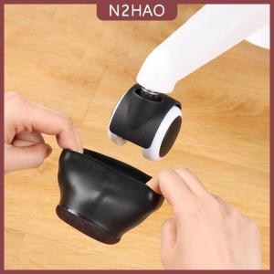 N2HAO Giường cao su Ghế văn phòng bánh xe Stopper chân đồ nội thất Caster ly Ghế chân sàn bảo vệ cảm thấy miếng đệm phía dưới ngăn ngừa trầy xước