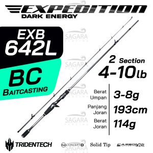 Joran Tridentech Expedition Dark Energy Top Solid Carbon | Joran UL | Joran Casting | Joran Light