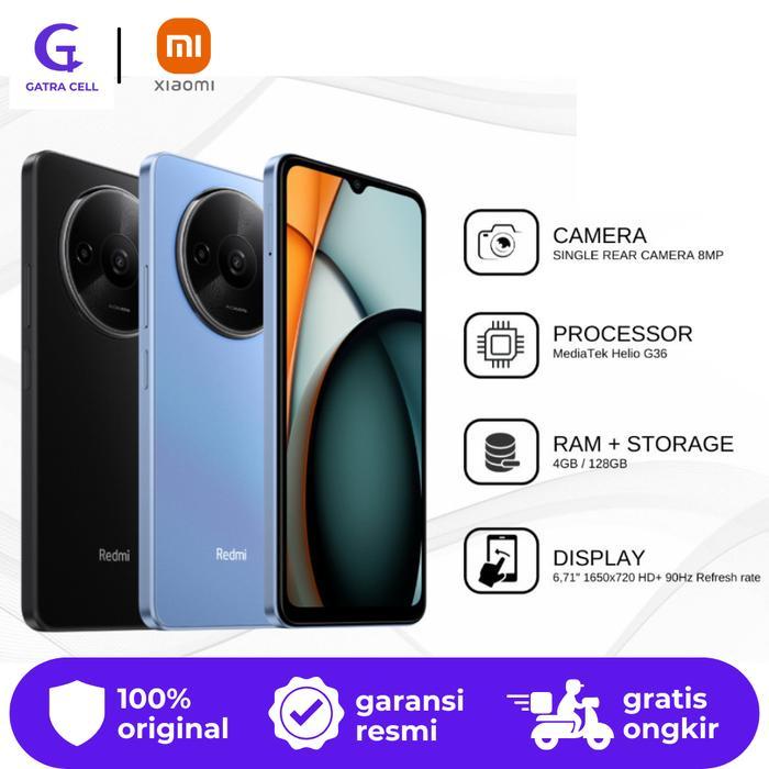 XIAOMI Redmi A3 4/128 GB Garansi Resmi Xiaomi Layar Inci RAM
