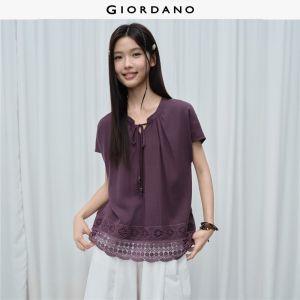 Giordano Women Women Stitched Shirt Free Shipping 18346307