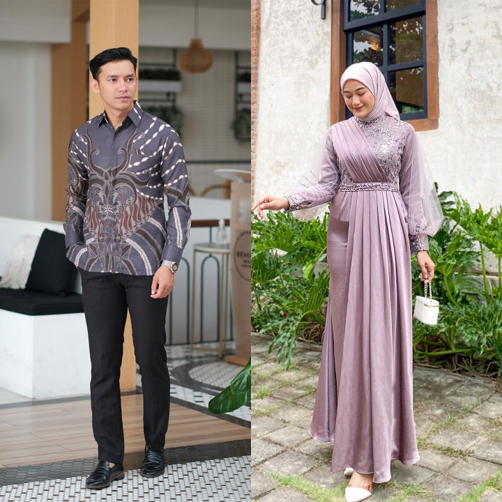 GRATIS ONGKIR BISA COD | Batik Tresno Asih - Couple Maxi Dress Melody