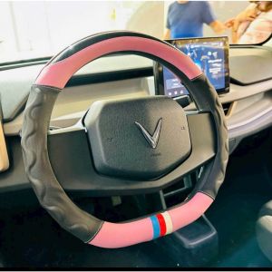 Bọc vô lăng xe Vinfast VF3 VF6 VF7 - Size 34cm kiểu dáng thể thao cao cấp
