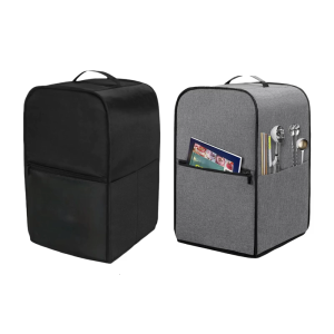 Hygienic Dustproof Cover with Accessories Pocket For Ice Cream Maker Waterproof Kitchen Appliance Protector With Handle