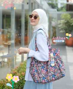 Anthea Tote Bag By Giok bahan Parasut printing Tas kecil wanita premium cantik
