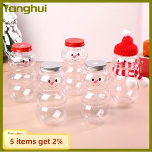 fanghui ขวดน้ำมนุษย์หิมะ500มล. ขวดน้ำชานมกาแฟขวดน้ำดื่มแบบพกพาสำหรับร้านน้ำชานมถ้วยน้ำผลไม้ที่บ้าน