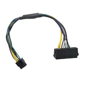 24 Pin to 8 Pin Power Supply Cable (10.6-Inch 18AWG) ATX PSU Main Power Adapter Cord for Dell Optiplex 3020 3046 5040