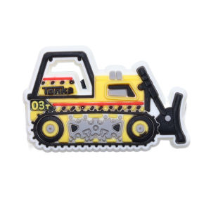 Jibbitz cross charms หัวเข็มขัดรองเท้ารูการ์ตูนวิศวกรรมรถรถขุดแฟชั่นตกแต่งหัวเข็มขัดอุปกรณ์เสริมรองเท้าตัวติดรองเท้า  จิ๊บบิท