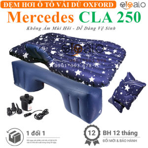 Giường đệm hơi dành cho xe ô tô Mercedes CLA 250 vải dù Oxford cao cấp - OTOALO