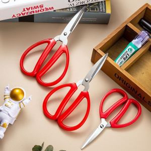 Household Scissors Student Manual Paper Cuttings Office Cutting Stationery Scissors Cloth Thread Cutting