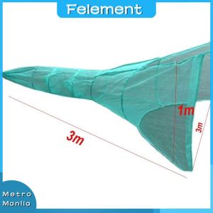 3x1x3m(Wx Hx Tail) Large Imported Fishing Net Portable Fish Shrimp Cage Net