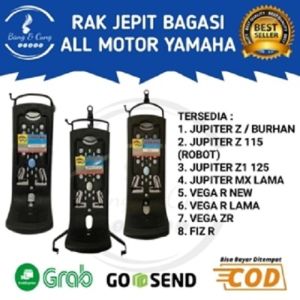 B&C - Rak Keranjang Kranjang Jepit Bagasi Tengah All Yamaha Jupiter z Lama New Burhan / Jupiter 115 Robot / Jupiter z1 125 / Jupiter MX Lama / Vega R New / Vega ZR / Fiz R Fizr f1z R Merk SL Tebal Murah