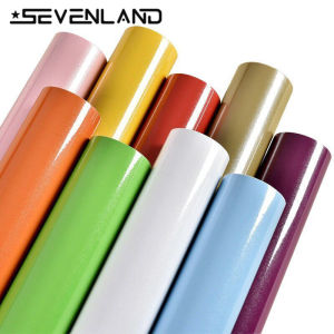 Sevenland 100ซม.X 40ซม.กาวติดกันน้ํา Glossy ห้องครัววอลล์เปเปอร์ตู้ Wall สติกเกอร์ตกแต่งบ้าน