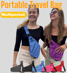 [Close-Fitting Travel Anti-Theft Chest Bag]Large Capacity Multi-layer Storage Crossbody Bag/Adjustable Strap Anti-pickpocket Waterproof Anti-scratch 斜挎胸包