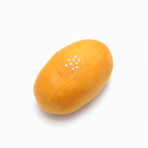 BEAUTYLADIES Slow Rebound Simulated Bread Squeezable Toy Handmade Soft Sticky Simulated Bread Squishy Toy Filled Sesame Bun Bread Fidget Toy Birthday Gifts