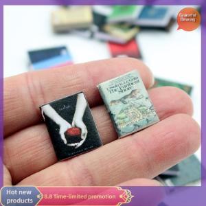Graceful 10PCS Dollhouse Miniature Magazines Books Novels Model Dolls House Scene Decor Accessories