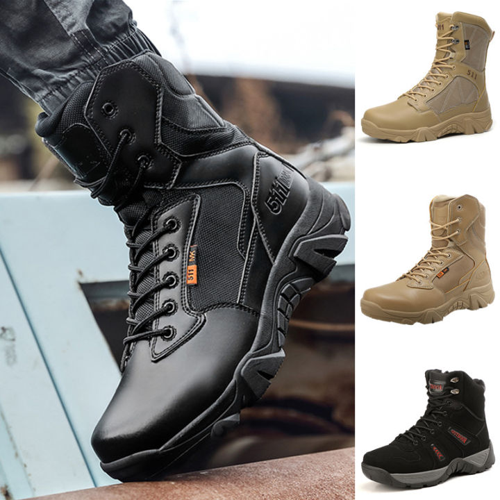 2021 New Military style tactical boots,shoes, short ankle, zip