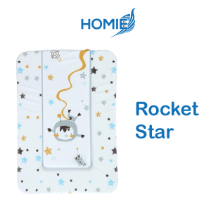 HOMIE Water Resistant Diaper Changing Pad W50xL70x3cm and U-Shape /Extra Comfort/Baby Waterproof Changing Mat/Easy wipe clean