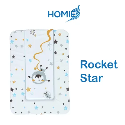 HOMIE Water Resistant Diaper Changing Pad W50xL70x3cm and U-Shape /Extra Comfort/Baby Waterproof Changing Mat/Easy wipe clean