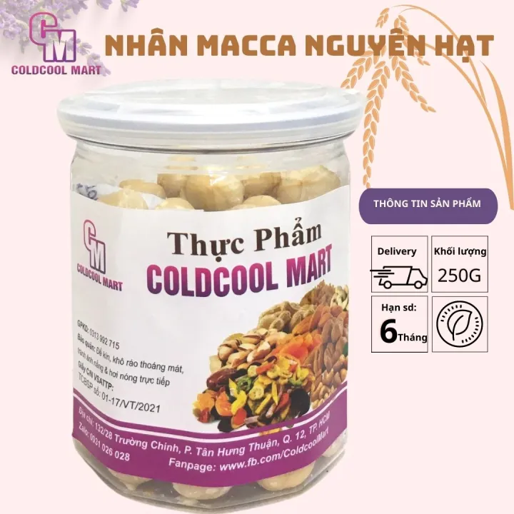 Nhân Macca Nguyên Hạt Loại 1