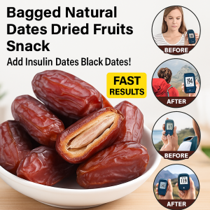 Naturally Black Date Dried Tasty 0 Additives Healthy Black Jujube Snack 天然胰岛素天然零添加黑椰枣
