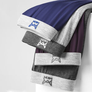 CMENIN  4Pcs New Polyester Man Underwear Boxers Mens Panties Soft Cuecas  Men Underpants Boxershorts For men MW809