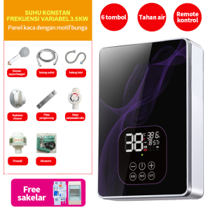 Pemanas Air Tanpa Tangki/Pemanas Air Listrik Terpasang di Dinding/Pemanas Air Kamar Mandi