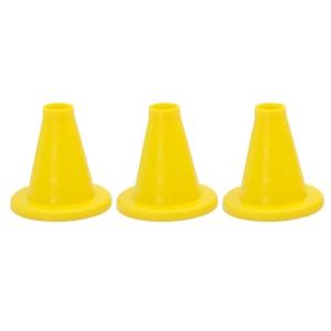 3Pcs Cricket Cones Plastic Practice Stand Light Weight Portable Cricket Batting Tees for Outdoor Practice Easy to Use