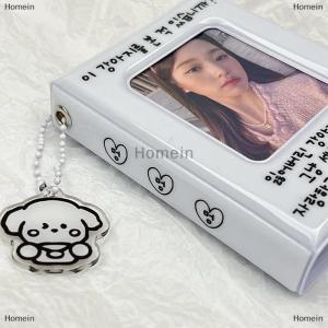 [COD] Homein Ins Style Cream Puppy Single Palace Grid Loose Leaf Card Book Envelope Card Bag Album Storage Bag