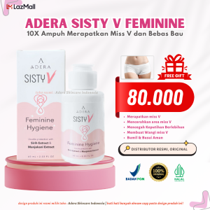 Adera Sisty V Feminine Hygiene Antiseptic Sabun Miss V Keset Wangi - Untuk Membersihkan Area Kewanitaan Mengurangi Rasa Gatal dan Aroma Tidak Sedap di Area Kewanitaan - Mencerahkan Lipatan Area Kewanitaan | Produk ORIGINAL & BPOM