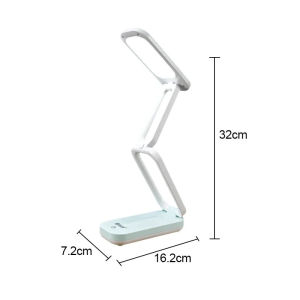 Solar Charging LED Table Lamp Foldable Desk Light Type C Rechargeable Dimmable Reading Lamp 24 LEDs No Flicker Eye Caring Night Light for Kids Bedroom Travel Emergency Use